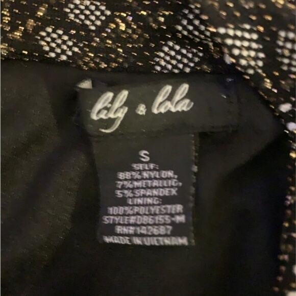 EUC Lily & Lola Dress Mini Bodycon Size Small - Picture 4 of 4